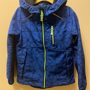 Kids pea spring fleece jacket